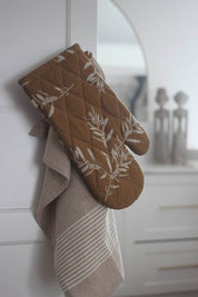 Olive Branch Oven Glove, Mustard