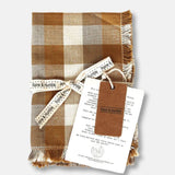 Sunset Double Check Gingham Napkins, Set of 4