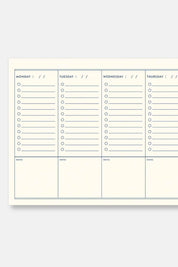 Grid Schedule Weekly Planner