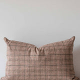 Bowie Wool Plaid Lumbar Pillow Cover