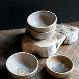 Handcrafted Ceramic Dipping Bowl, Sandstone