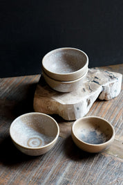 Handcrafted Ceramic Dipping Bowl, Sandstone