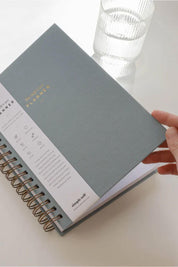 The Self Care Planner, Weekly Edition, French Blue Linen