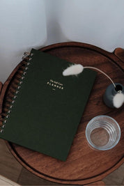 The Self Care Planner, Weekly Edition, Fern Green Linen