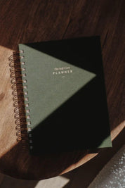 The Self Care Planner, Weekly Edition, Fern Green Linen