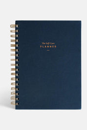 The Self Care Planner, Weekly Edition, Navy Blue Linen