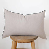 Natural Linen Lumbar Pillow Cover