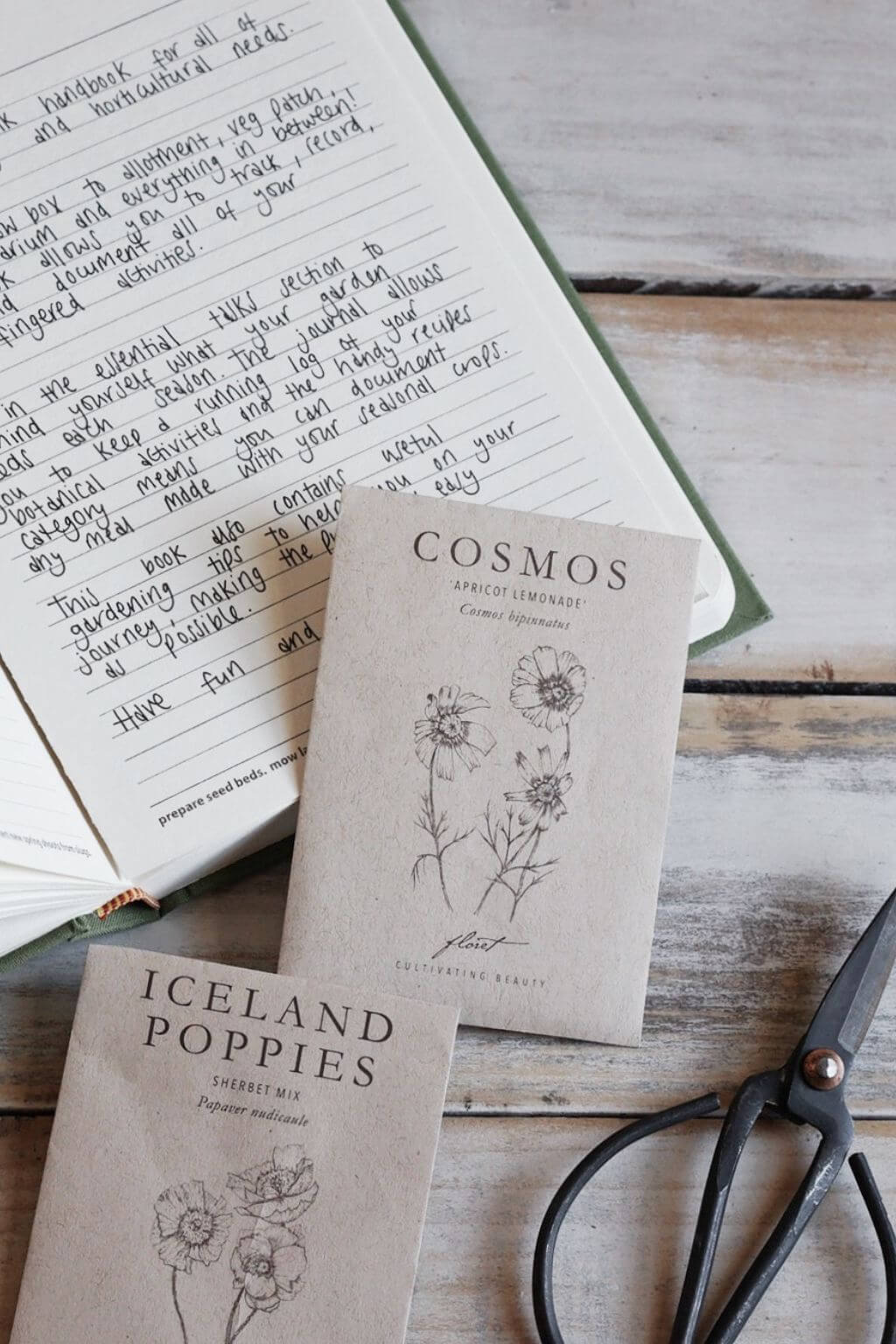 My Gardening Handbook | a Journal for Garden Plans, Dreams + Recipes