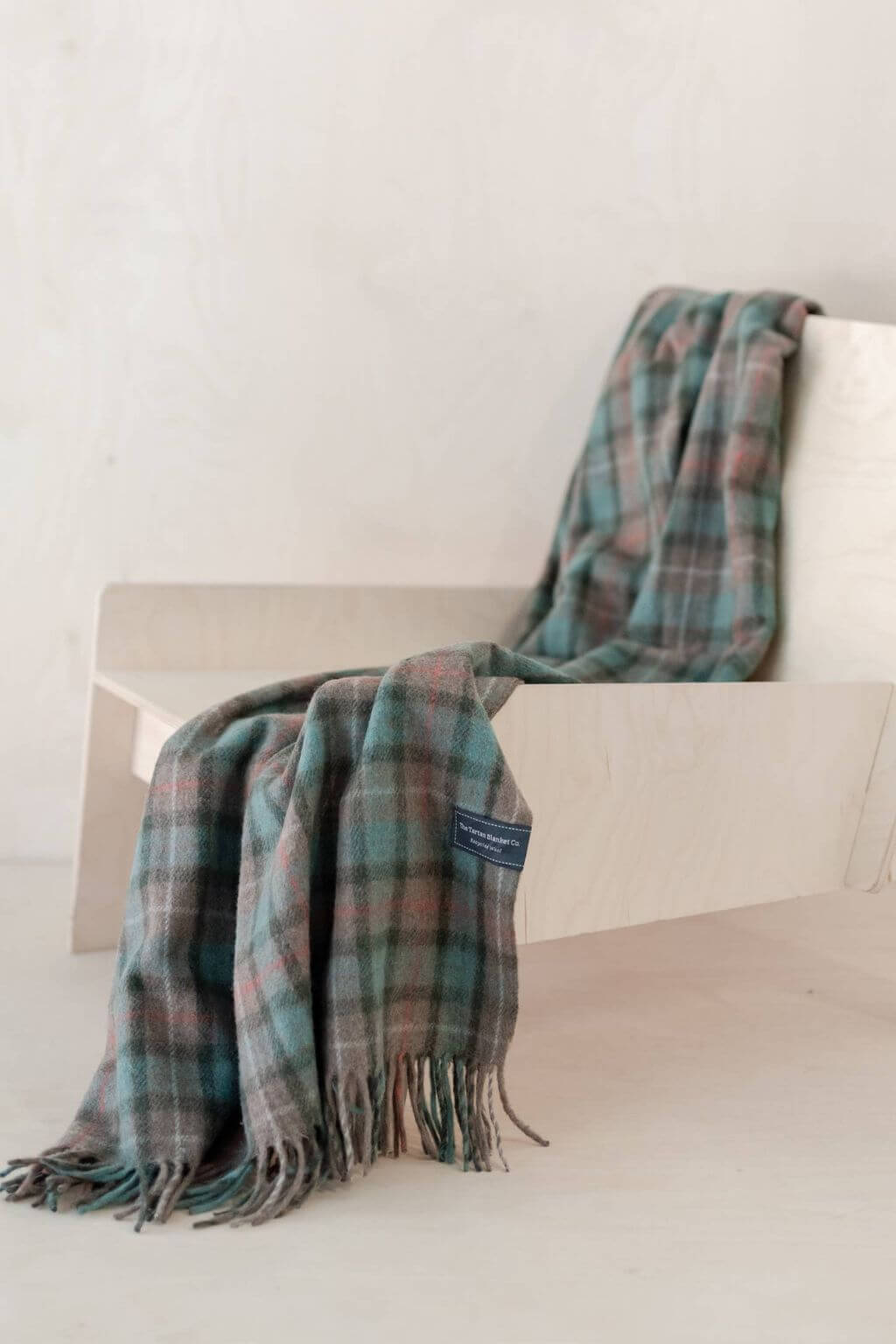 Recycled Wool Blanket in Fraser Hunting Weathered Tartan