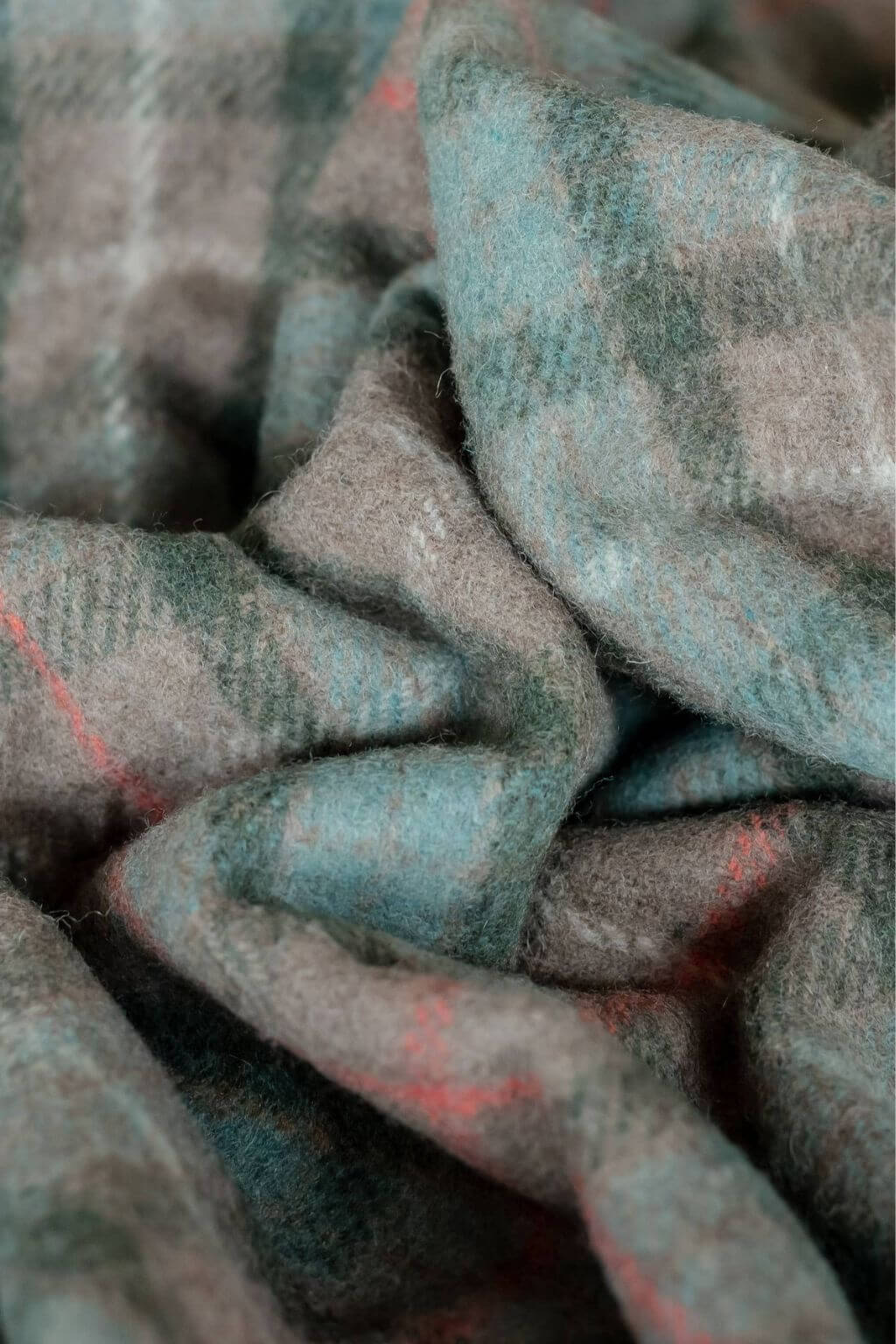 Recycled Wool Blanket in Fraser Hunting Weathered Tartan