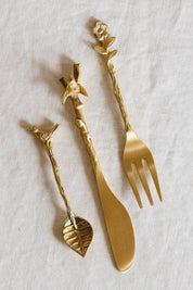 Adavi Brass Mini Serving Utensils