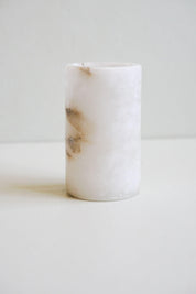 Elegant Alabaster Candle Holder