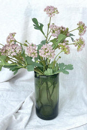 Olive Green Handblown Glass Pitcher