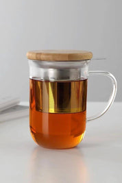 Minima™ Balance Tea Infuser Mug with Bamboo Lid