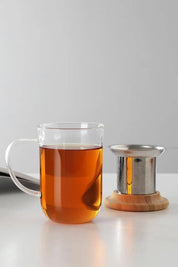 Minima™ Balance Tea Infuser Mug with Bamboo Lid