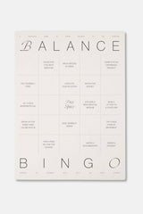 Balance Bingo Pad: a Nostalgic Take on Cultivating Balance
