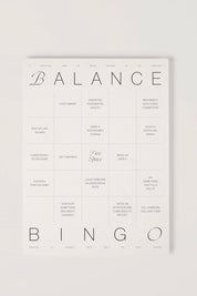 Balance Bingo Pad: a Nostalgic Take on Cultivating Balance