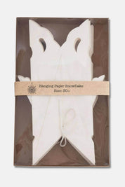 Oversized Kirigami Paper Snowflake, 30"