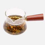 Glass Tea Vessel with Wood Handle
