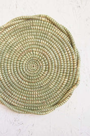 Twisted Sweetgrass Trivet | Fair Trade + Handwoven