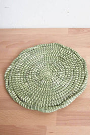 Twisted Sweetgrass Trivet | Fair Trade + Handwoven