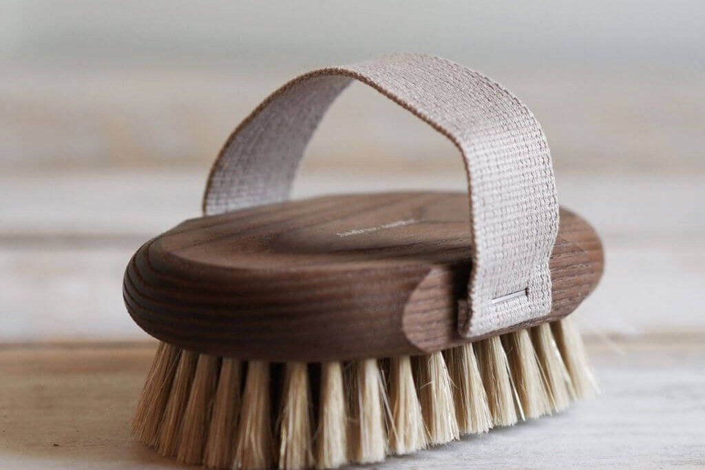 Ash Wood Natural Bristle Dry Brush Andree Jardin