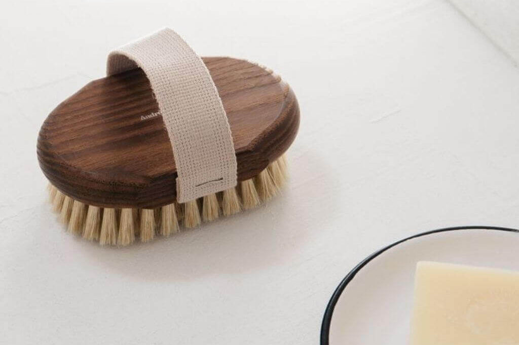 Ash Wood Natural Bristle Dry Brush Andree Jardin