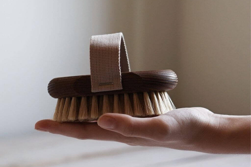 Ash Wood Natural Bristle Dry Brush Andree Jardin