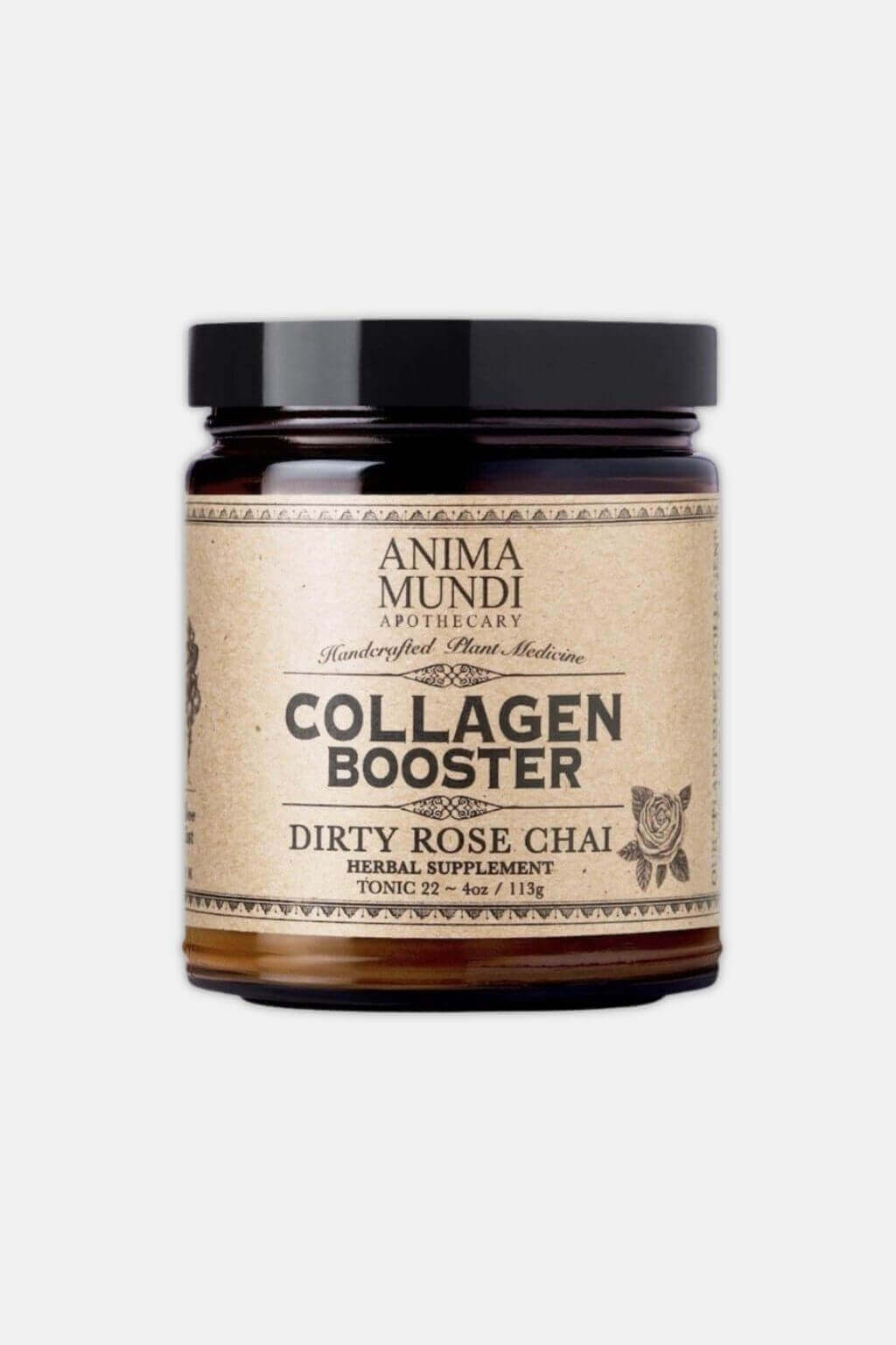 Collagen Booster, Dirty Rose Chai | Plant Based Anima Mundi Apothecary