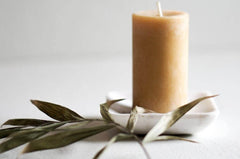 Pure Beeswax Petite Pillar Candle, 30 hour Artisan Made