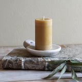 Pure Beeswax Petite Pillar Candle, 30 hour Artisan Made