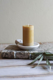 Pure Beeswax Petite Pillar Candle, 30 hour Artisan Made