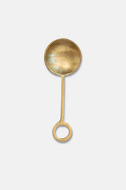 Gold Finish Hammered Spoon