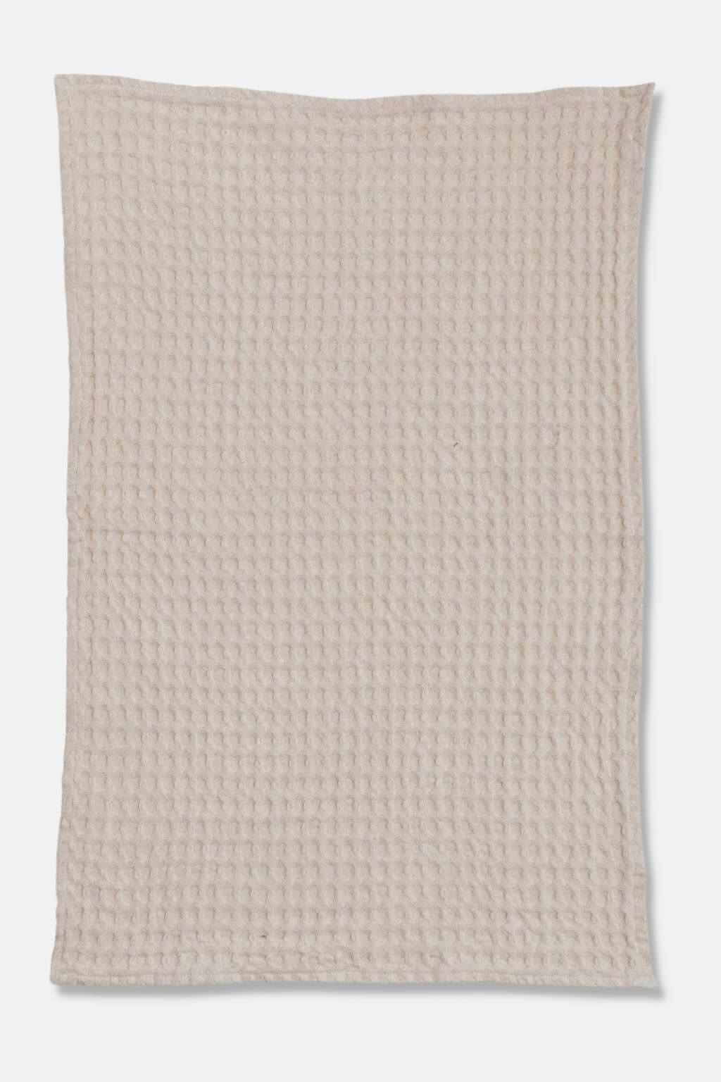 Stonewashed Soft Cotton Waffle Knit Bath Towels