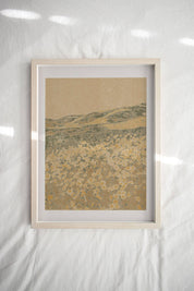 Field of 70's Wallpaper Art Print