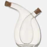 Modern Glass Oil + Vinegar Cruet Bottle