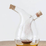 Modern Glass Oil + Vinegar Cruet Bottle