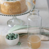 Recycled Bedside Carafe with Drinking Glass