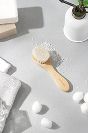 Sustainable Bamboo + Natural Wool Bristle Face Brush