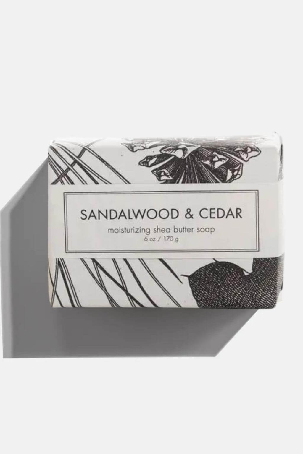 Sandalwood + Cedar Shea Butter Bar Soap