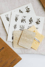 Eco-Friendly Sponge + Swedish Dish Cloth Set