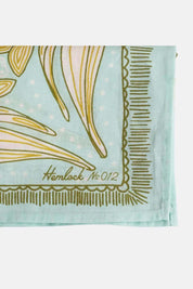 Eliza Bandana | Vintage Florals on Aqua