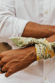 Hazel Bandana | a Garland of Yellow Posies