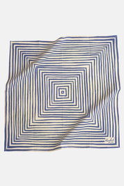 Sammie Bleu Bandana | Cool Blue Mod Stripes