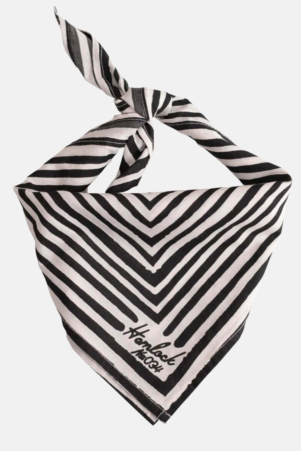 Sammie B Bandana | Monochrome Mod Stripes