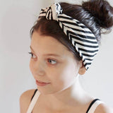 Sammie B Bandana | Monochrome Mod Stripes