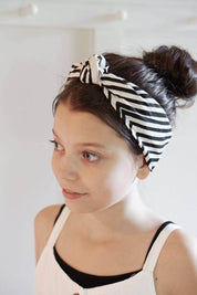 Sammie B Bandana | Monochrome Mod Stripes