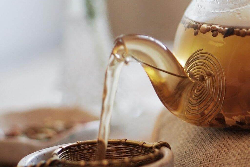 Handwoven Brass Tea Strainer Imported