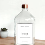 Lessive | Laundry Detergent - Clear Storage Bottle