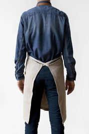 Natural Washed Linen Luxury Apron